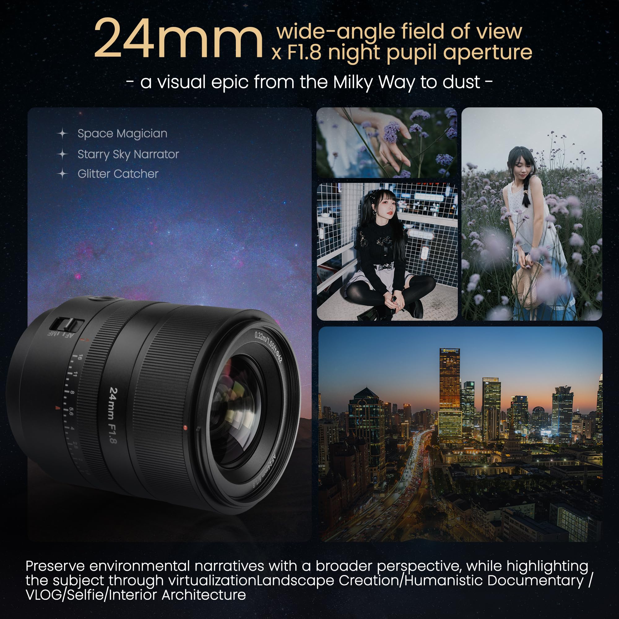 Amazon.co.jp: 7artisans AF 24mm F1.8 カメラレンズ。Sony Eマウント